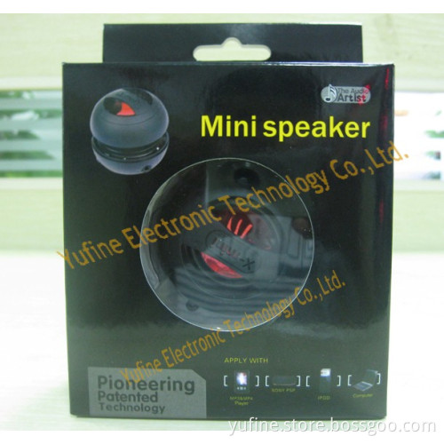 Flower hamburger speaker